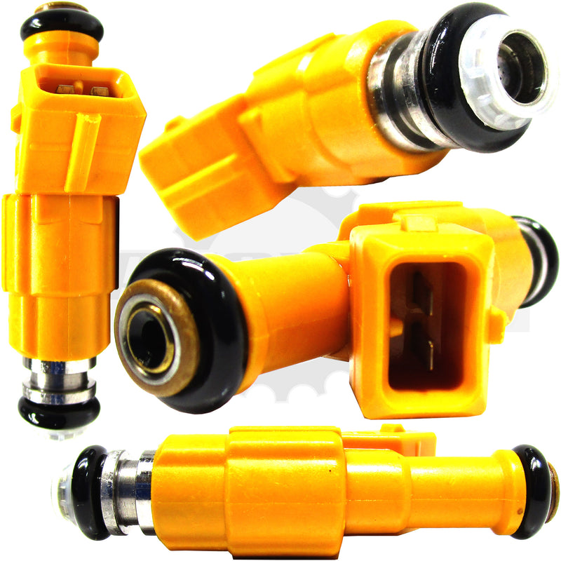 Set of 8 0280155700 0280155710 Rebuilt 19lb Bosch 4 Hole Fuel injectors