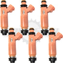 Set of 6 Rebuilt 2002-2008 Genuine OEM Toyota Lexus 23250-0A020 23209-20030 Denso 195500-4400 3.0L 1MZ-FE 3.3L 3MZ-FE DOHC V6 Fuel Injectors