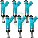 Set of 6 Rebuilt 2010-2018 Genuine OEM Toyota Lexus 23250-0P010 23209-31090 Denso 195500-1570 2GR-FE 3.5L DOHC V6 2GR-FXE Hybrid 3.5L Fuel Injectors
