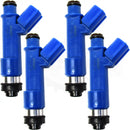 Set of 4 rebuilt Toyota 23250-0D050 OEM fuel injectors for 1.8L I4 engines