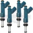 Set of 4 Rebuilt 2010-2017 Genuine OEM Toyota Lexus 23250-37020 23209-37021 Denso 195500-1580 1.8L 2ZR-FXE DOHC I4 Hybrid Fuel Injectors