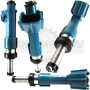 Set of 4 Rebuilt 2010-2017 Genuine OEM Toyota Lexus 23250-37020 23209-37021 Denso 195500-1580 1.8L 2ZR-FXE DOHC I4 Hybrid Fuel Injectors