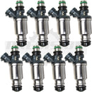 Set 8 Rebuilt 1992-1997 Genuine Toyota 23250-50020 Denso 195500-5560 4.0L 1UZ-FE DOHC V8 Fuel Injectors