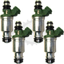 Set of 4 Rebuilt 1992-2000 Genuine OEM Toyota 23209-74100 Denso 23250-74100 195500-5580 2.0L 2.2L Fuel Injectors