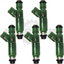Set of 5 Rebuilt 2001-2007 Genuine Volvo 9470229 Denso 19500-3900 2.4L I5 Fuel Injectors Injection Valve