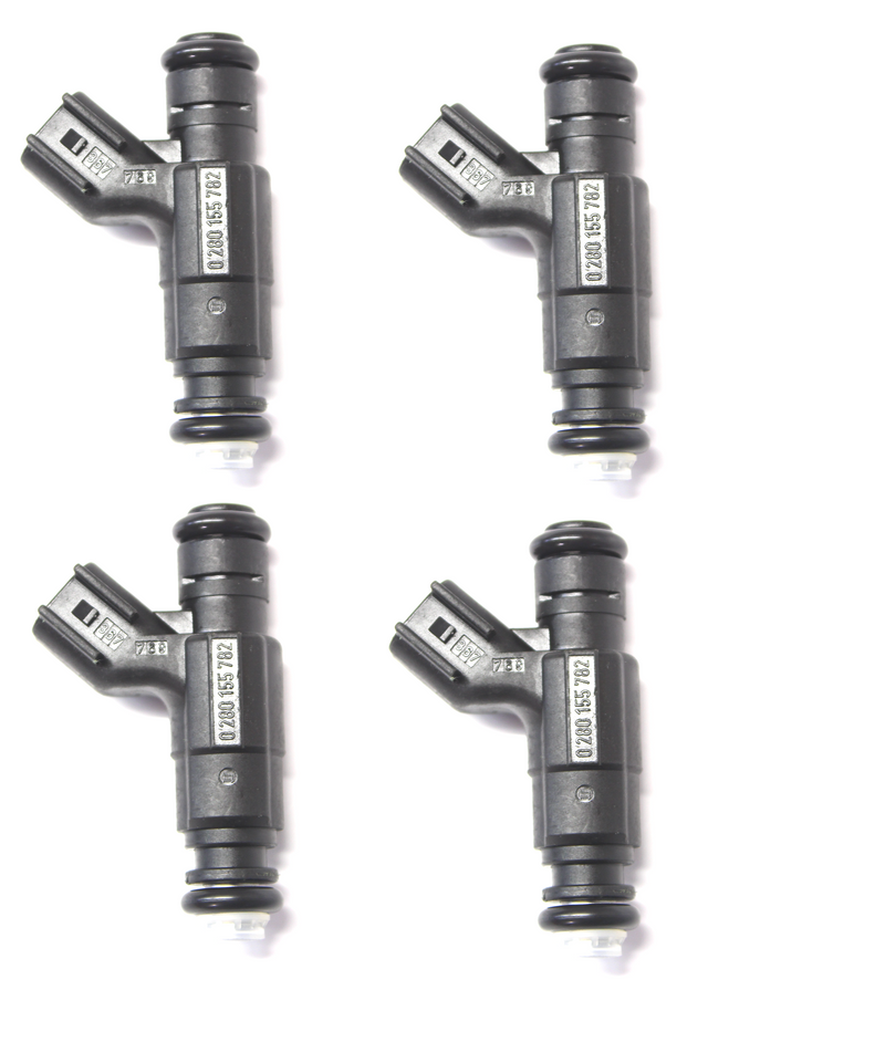 Set of 4 Rebuilt Genuine Dodge OEM Bosch 0280155782 2.0L Fuel Injectors