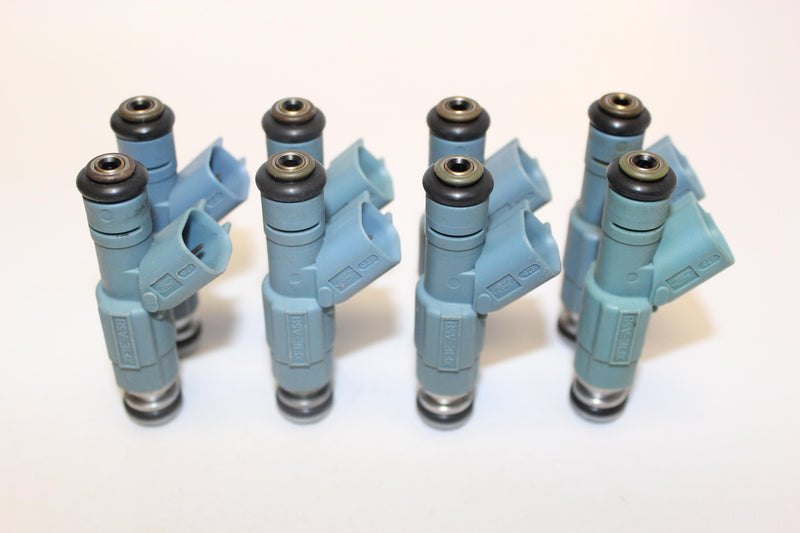 Set of 8 Rebuilt Bosch Fuel Injectors for 2002 - 2011 Mercury Marine MerCruiser MX 6.2L MPI Inboard Engines