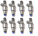 Set of 8 Upgrade Rebuilt Bosch 4 Hole 1985 - 1992 TPI 5.7L Tuned Port Injection 350cid