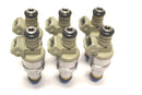 Set of 6 Genuine Bosch 4 Hole Upgrade 14LB Ford Mercury Lincoln 2.9L 3.0L 3.8L 4.9L Fuel Injectors