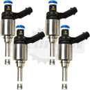 Set of 4 Rebuilt 2008-2018 Genuine Audi Volkswagen 06H 906 036 G Bosch 0261500076 GDI 2.0L Turbo DOHC Fuel Injectors Gasoline Direct Injection
