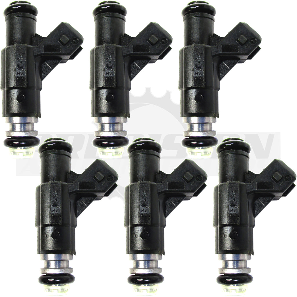 Set of six rebuilt Bosch 0280155734 Ford Explorer fuel injectors