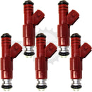 Set of 5 Rebuilt 1996-1998 Genuine Volvo 9454556 Bosch 0280155759 2.3L 2.4L Turbo DOHC I5 Fuel Injectors 1275395