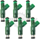Set of 6 Rebuilt 1998-2000 Genuine Mopar 04861047 Bosch 0280155789 3.3L FLEX Fuel Injectors