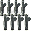 Set of 8 Rebuilt 1998-2004 Genuine BMW 13 64 1 707 843 Bosch 1707843 0280155823 V8 Fuel Injectors Injection Valve