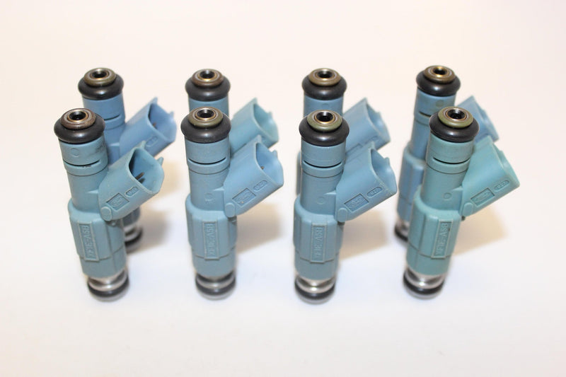 Set of 8 Rebuilt Bosch Fuel Injectors for 1998-2001 Mercury Marine MerCruiser 454 7.4L Marine MPI Inboard Engines