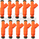 Set of 10 Genuine OEM Rebuilt 2000 - 2005 Ford Excursion Super Duty 6.8L Fuel Injectors XL2E-C5A 0280155917