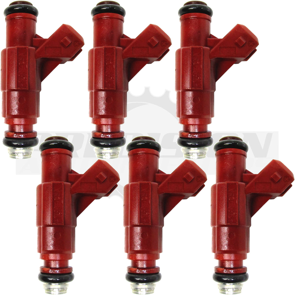 Set of six rebuilt Bosch 0280156028 Ford Explorer Flex Fuel injectors