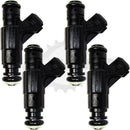 Set of 4 Rebuilt 2000-2006 Genuine OEM Audi Volkswagen 06A906031BA Bosch 0280156061 1.8L DOHC Turbocharged I4 Fuel Injectors TT Quattro VW Beetle Golf Jetta