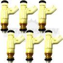 Set of 6 Rebuilt 2004 Genuine OEM Ford Mercury 4L2E-E1A 4L2Z-9F593-EA Bosch 0280156184 4.0L V6 SOHC Gas Fuel Injectors CM5100
