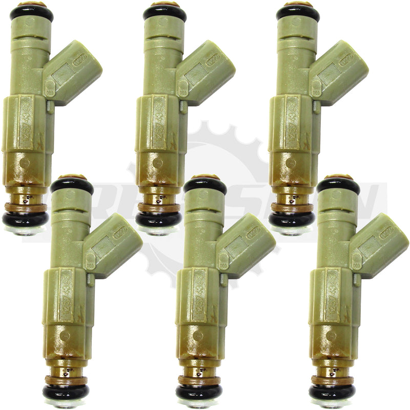 Set of 6 Rebuilt 2004-2007 Genuine OEM GM Pontiac Grand Prix 12574393 12576416 Bosch 0280156201 3.8L Supercharged GT GTP Fuel Injectors