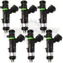 Set of 6 Rebuilt 2004-2009 Genuine OEM Nissan 16600-7Y000 Bosch 0280158005 3.5L V6 DOHC Fuel Injectors VQ35DE