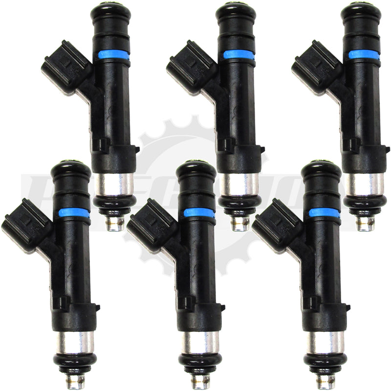 Set of 6 Rebuilt 2004-2012 Genuine OEM Dodge Ram Jeep Mitsubishi 53032701AA Bosch 0280158020 3.7L V6 SOHC Fuel Injectors