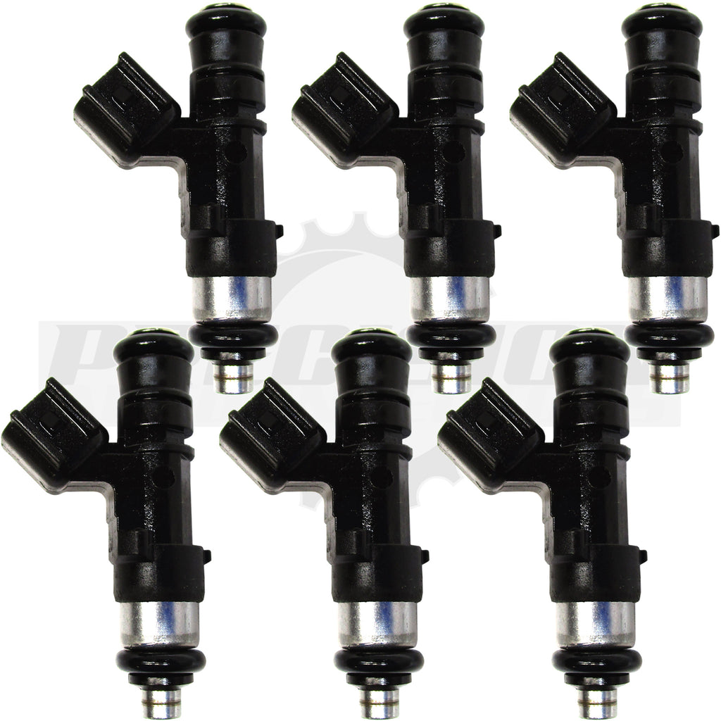 Representative set of six Bosch Ford Explorer fuel injectors