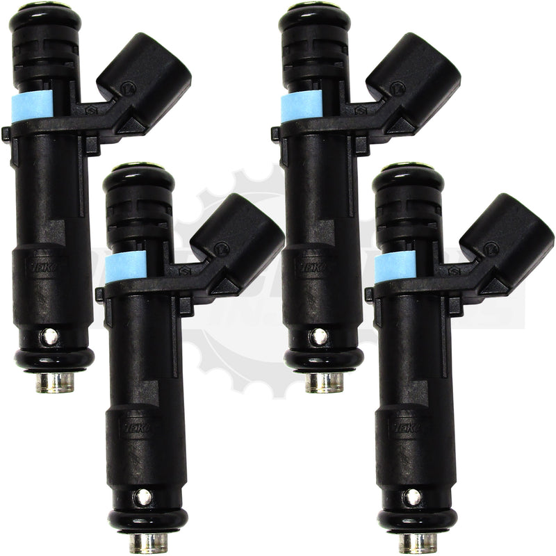 Set of 4 Rebuilt 2013-2023 Genuine Mopar RL593986AB Siemens 04593986AA 2.0L 2.4L MultiAir 2 I4 Fuel Injectors