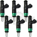 Set of 6 Rebuilt 2002-2006 Genuine Audi VW 06C-133-551 Siemens 06C133551 3.0L DOHC BBJ AVK V6 Fuel Injectors A4 A6