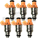 Set of 6 Rebuilt Genuine Audi VW 078133551BL 2001-2005 2.7L Turbocharged DOHC Fuel Injectors Injection Valve