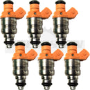 Set of 6 Rebuilt Genuine Audi VW 078133551BL 2001-2005 2.7L Turbocharged DOHC Fuel Injectors Injection Valve