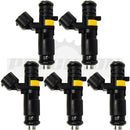 Set of 5 Rebuilt 2005-2007 Genuine OEM VW 07K-906-031-B Volkswagen 07K906031B Siemens 2.5L I5 DOHC Fuel Injectors