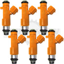 Set of 6 Rebuilt 2008-2019 Genuine OEM Nissan Infiniti 16600-EY00A Denso 195500-0950 3.7L V6 Fuel Injectors