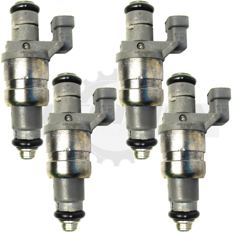 Set of 4 Rebuilt Genuine GM Saturn Pontiac Chevy 12569091 Siemens 12574282 2002-2005 2.2L DOHC Fuel Injectors