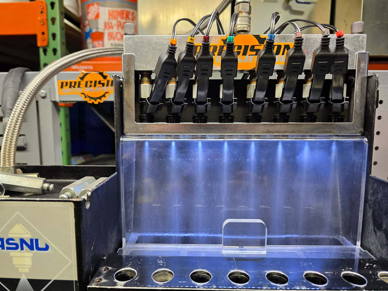 12580681 fuel injectors tested on ASNU flow bench
