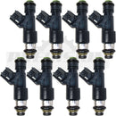 Set of 8 Rebuilt 2007-2009 Genuine GM 12594512 Denso 3060 5.3L Flex LC9 V8 Fuel Injectors Injection Valve