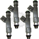 Set of 4 Rebuilt Genuine Denso 12613163 2009-2012 GM 2.2L L61 2.4L LE9 I4 Multi-Port Fuel Injectors