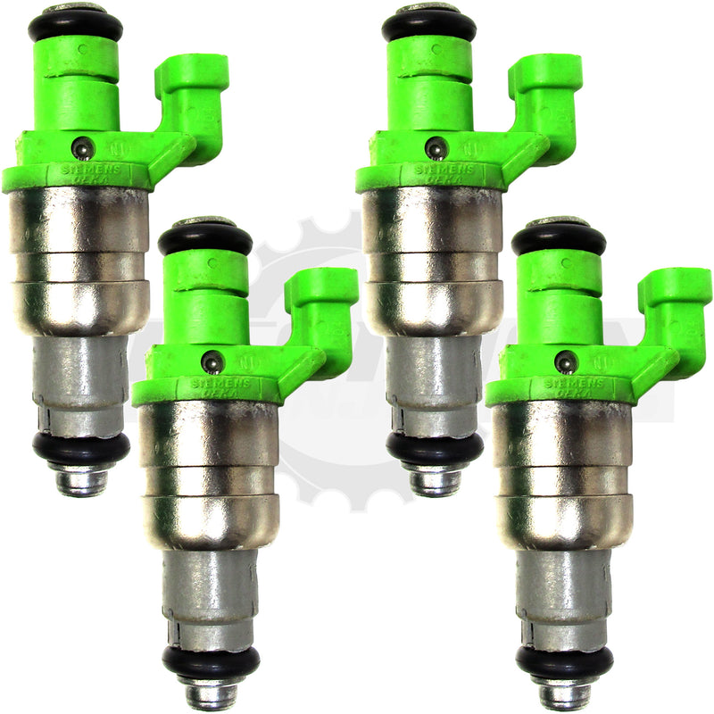 Set of 4 Rebuilt Genuine GM Saturn Saab 12790827 Siemens 2003-2007 2.0L Turbo Supercharged Fuel Injectors B207R