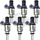 Set of 6 Rebuilt 2001-2006 Genuine BMW 13641439800 3.0L I6 DOHC 1439800 Siemens Fuel Injectors