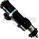 Back profile of rebuilt OEM Nissan fuel injector Bosch 0280158130