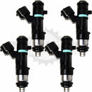Rebuilt Nissan fuel injectors 16600-JA000 Bosch 0280158130 set of 4 laying sideways