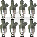 Set of 8 Rebuilt 1996-1999 Genuine Rochester 17091728 GM Cadillac 4.6L DOHC Northstar Fuel Injectors