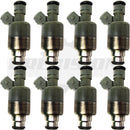 Set of 8 Rebuilt 1995 Genuine Rochester 17109386 GM Cadillac 4.0L 4.6L DOHC Fuel Injectors