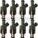 Set of 8 Rebuilt 1995 Genuine Rochester 17109386 GM Cadillac 4.0L 4.6L DOHC Fuel Injectors