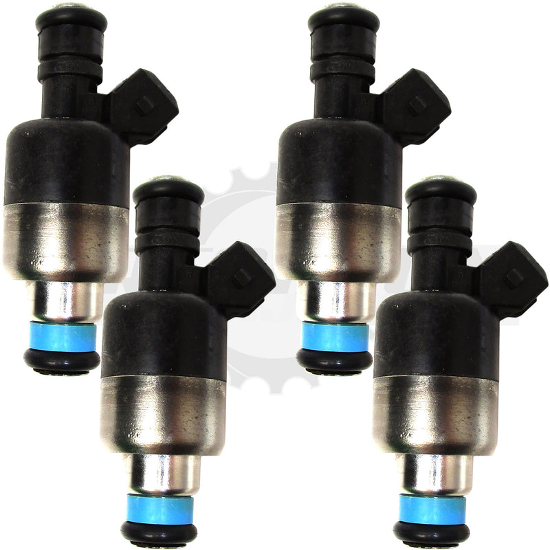 Set of 4 Rebuilt Genuine GM 17121646 Multec 25176913 1996-2001 Saturn L24 1.9L SOHC Fuel Injectors