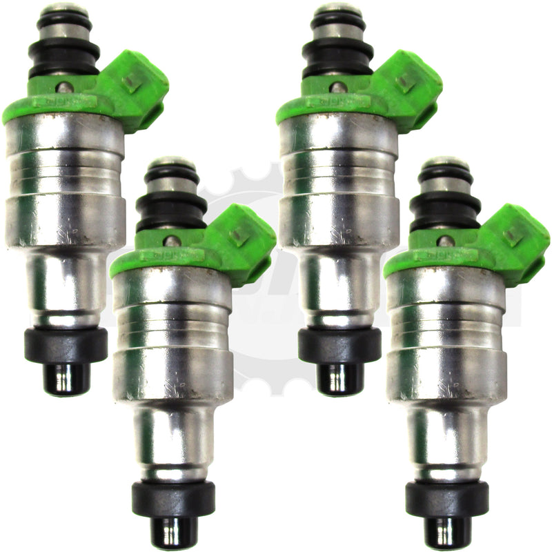 Set of 4 Rebuilt 1988-1989 Genuine OEM Mazda Mercury 195500-1670 Denso 1.6L SOHC Fuel Injectors