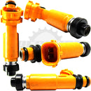 Set of 6 Rebuilt 1998-2004 Genuine OEM Mitsubishi MD337900 Denso 195500-3300 3.5L SOHC V6 Montero Fuel Injectors