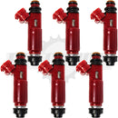 Set of 6 Rebuilt 2001-2002 Genuine OEM Mitsubishi Montero MD357267 Denso 195500-3970 3.5L V6 DOHC Fuel Injectors