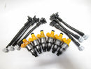 Toyota 3VZE fuel injector upgrade set with harness adapters