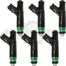 Set of 6 Rebuilt 2001-2005 Genuine OEM Ford Mazda 1F1Z-9F593-DB Siemens 1F1E-D4B 3.0L Flex V6 OHV Fuel Injectors CM-5131